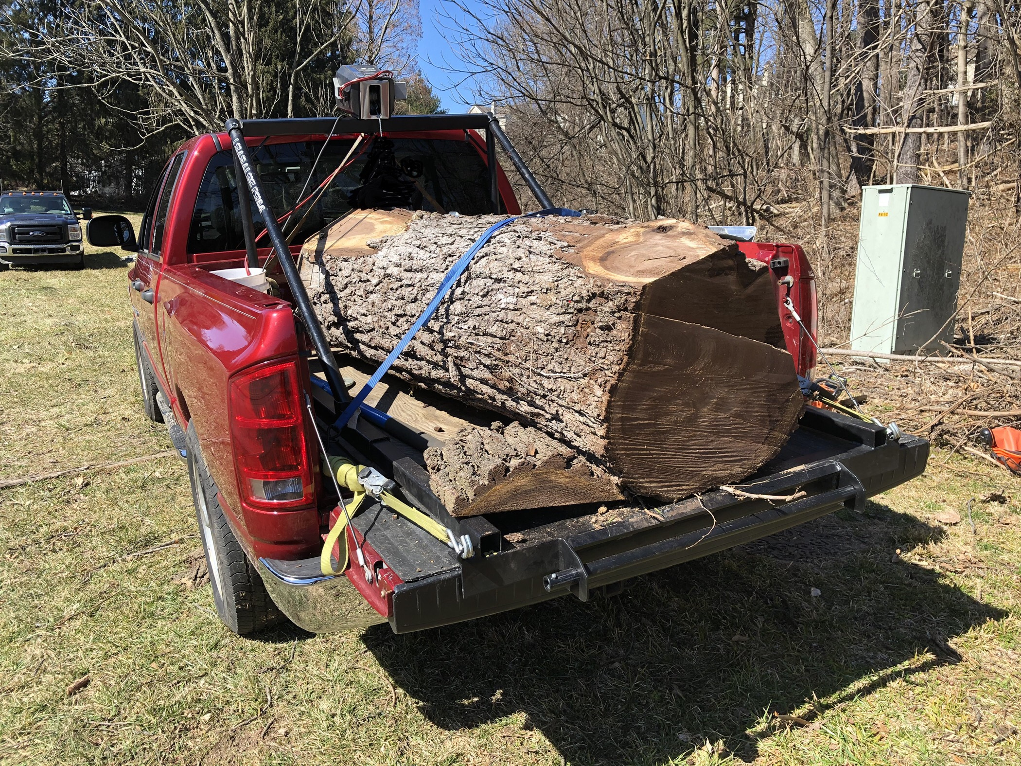 Loaded log