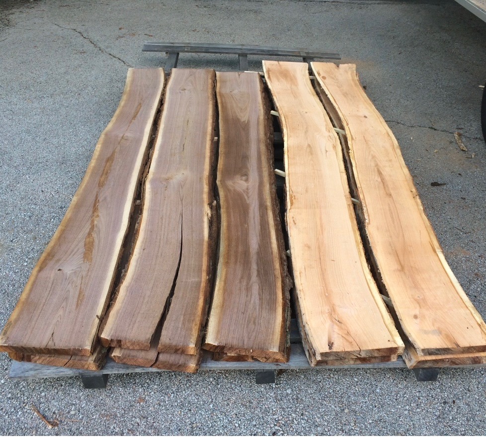 Photo of wood slabs